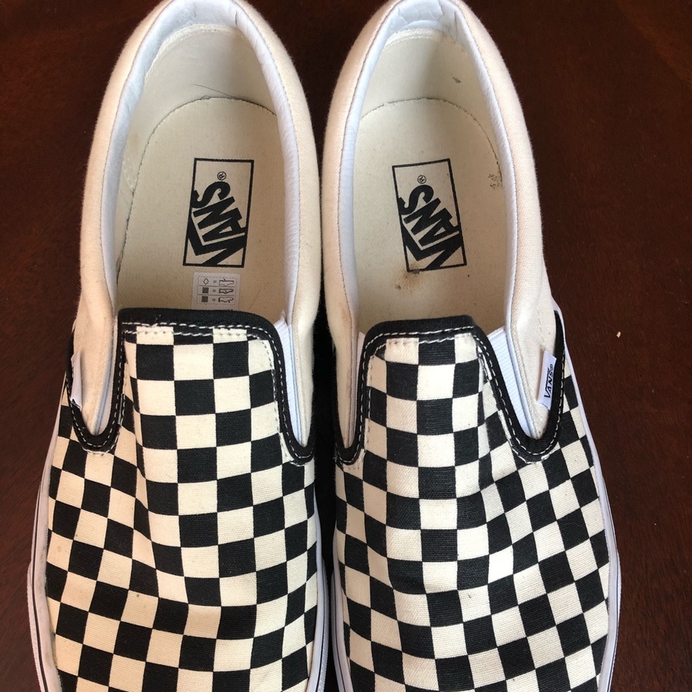 Vans Men’s Black & White Checker